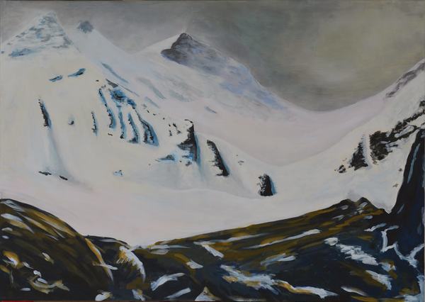 Gemälde von Tinu Wenger: Eiger, Mönch und Jungfrau