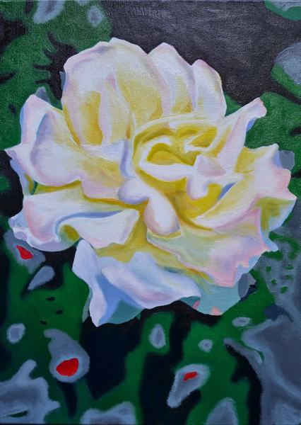 Gemälde von Tinu Wenger: Rose